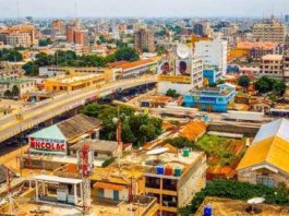 Vista de Cotonou, la principal ciudad de Benin