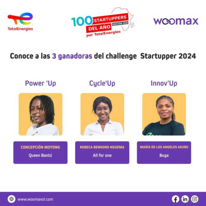 Ganadoras del Concurso #Startupper2024 en Guinea Ecuatorial